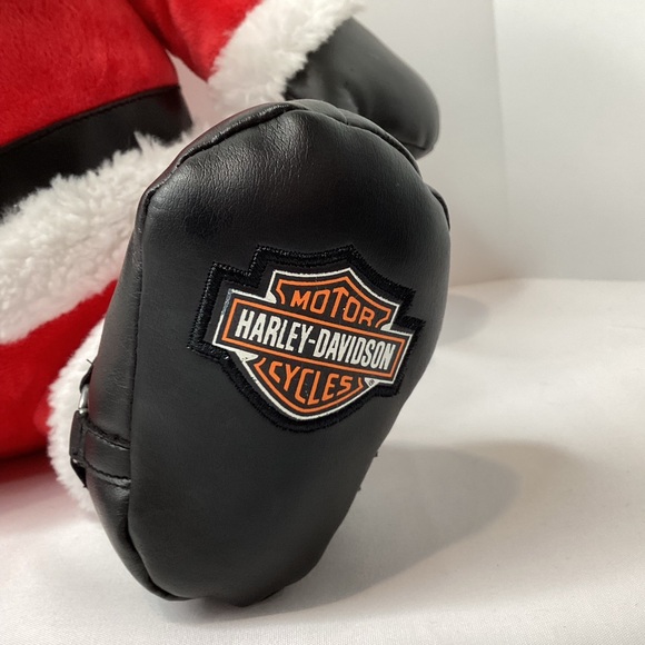 Harley Davidson Santa Plush Bell in Hat Goggles 12” Christmas Gift Holiday Decor - Picture 3 of 11